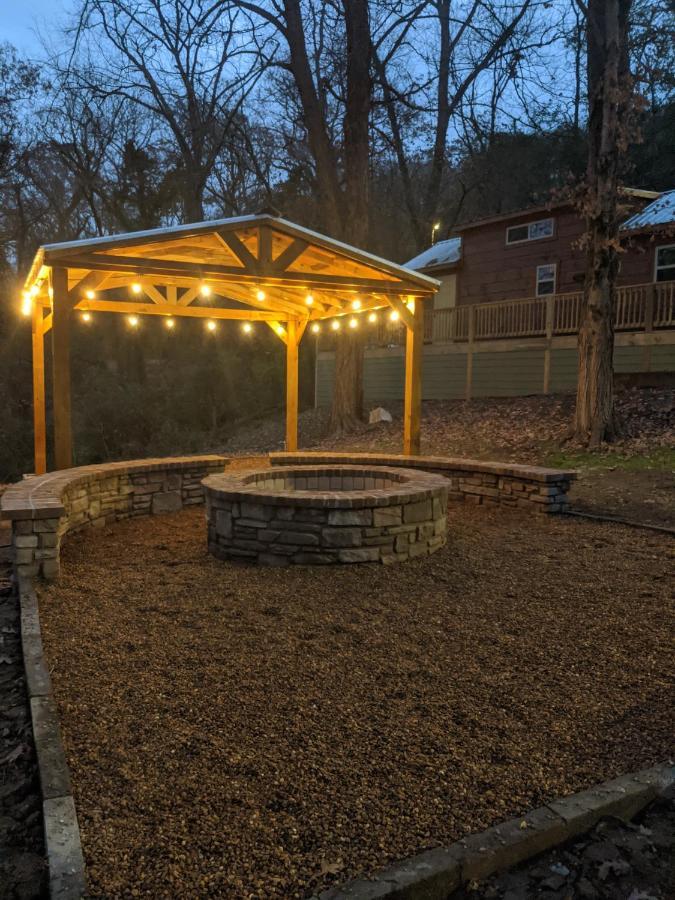 Thomas Cabin Forest Tiny Cabin With Hot Tub Chattanooga Luaran gambar