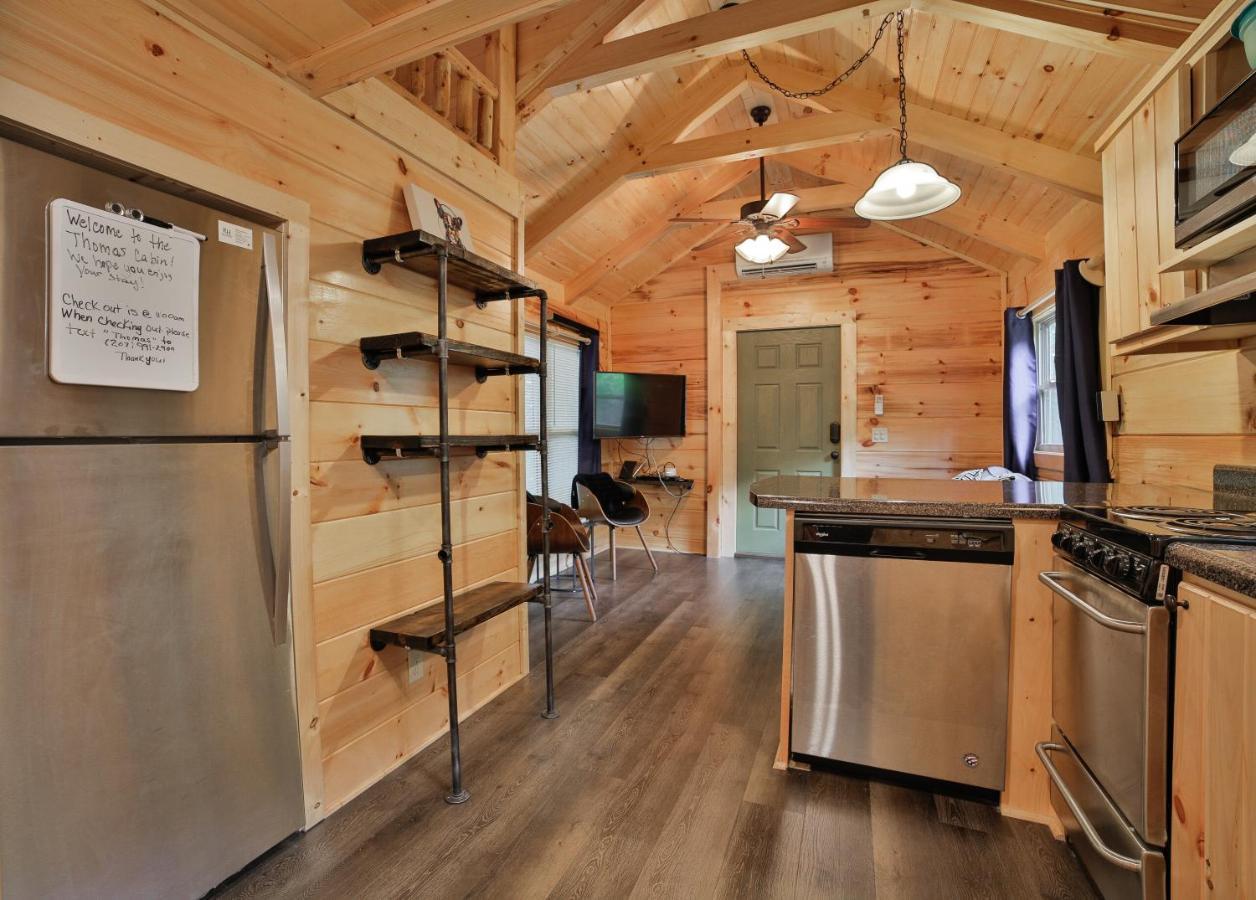 Thomas Cabin Forest Tiny Cabin With Hot Tub Chattanooga Luaran gambar