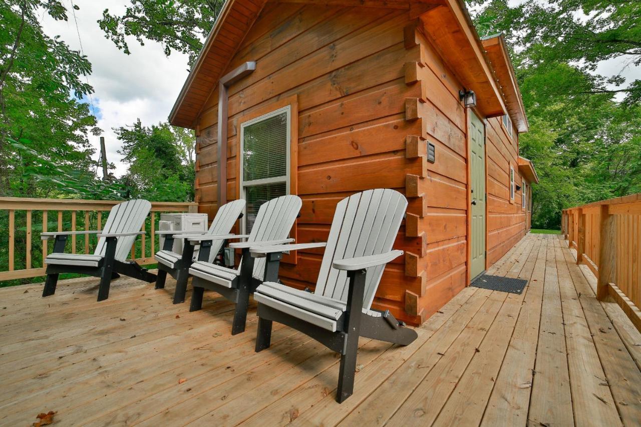 Thomas Cabin Forest Tiny Cabin With Hot Tub Chattanooga Luaran gambar